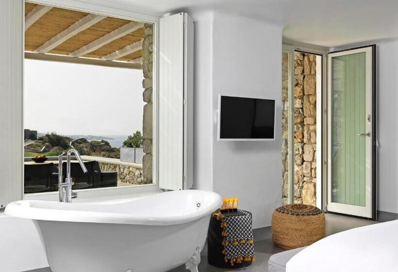 Suite Hot Tub & Sea View, Boheme Mykonos Town   Small Luxury Hotels Of The World