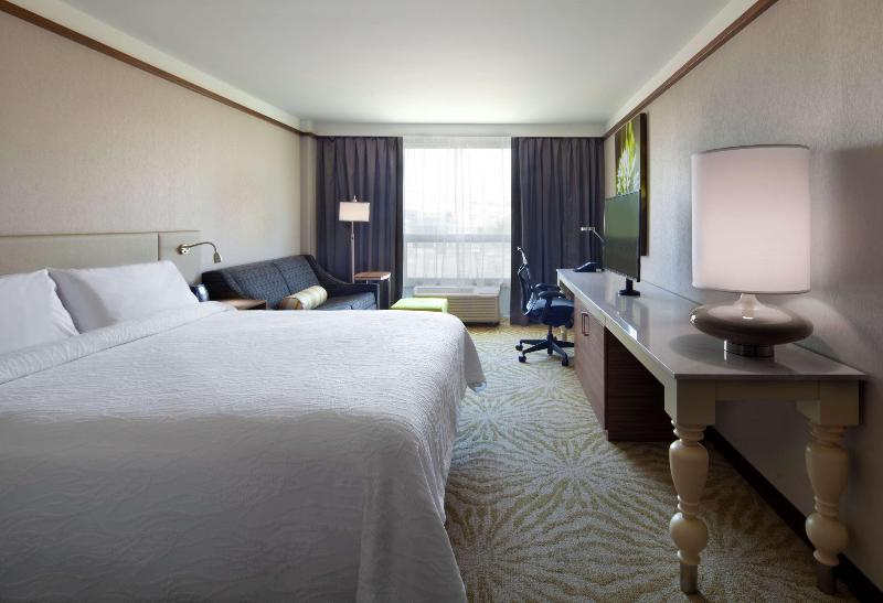 Deluxe Kamer met Kingsize Bed, Hilton Garden Inn Montreal Airport