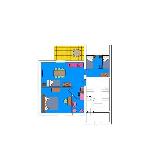 آپارتمان 2 خوابه, Residence Oasis