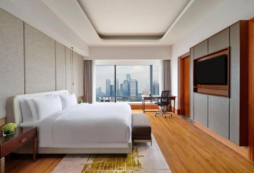 带大床的俱乐部房间, The Ritzcarlton Jakarta, Mega Kuningan