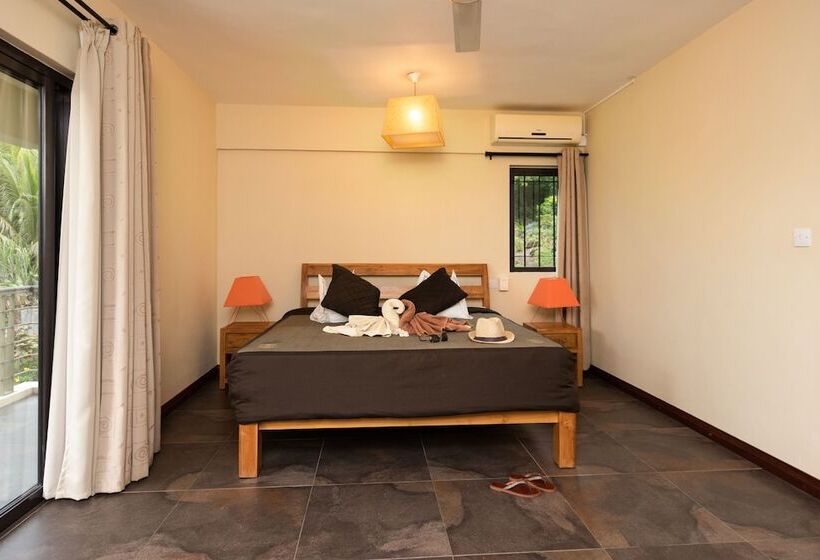اتاق سوپریور با چشم‌انداز استخر, Happy Days Guest House
