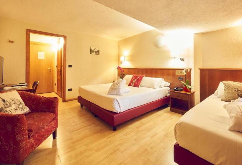 اتاق استاندارد سه نفره, Ih Hotels Courmayeur Mont Blanc