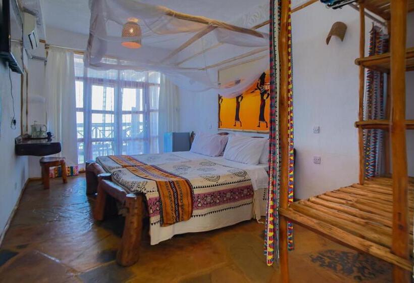 اتاق استاندارد سه تخته با چشم‌انداز باغ, Ziwa Beach Resort
