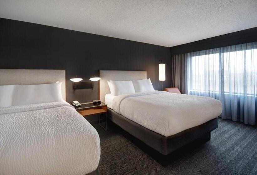 اتاق استاندارد با 2 تخت دوبل, Courtyard By Marriott Cincinnati Airport