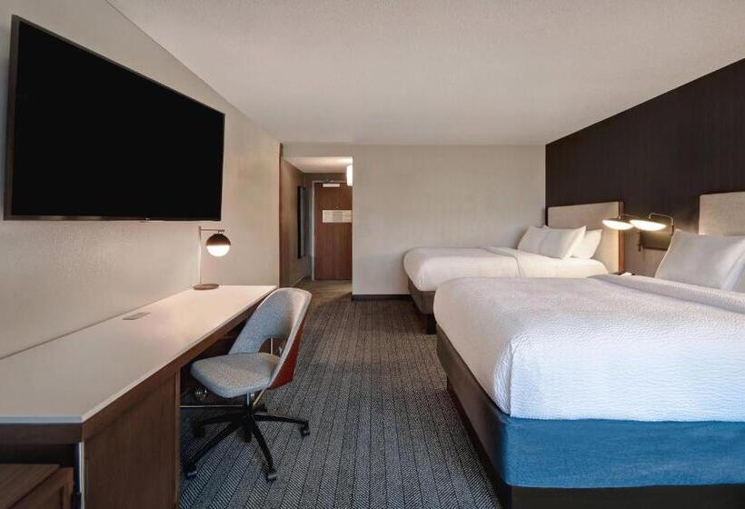 اتاق استاندارد با 2 تخت دوبل, Courtyard By Marriott Cincinnati Airport
