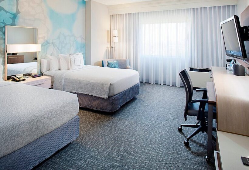 اتاق استاندارد با 2 تخت دوبل, Courtyard Dallas Addison Quorum Drive