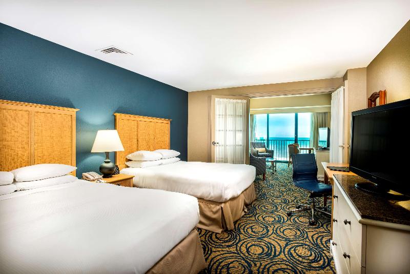 اتاق استاندارد با چشم‌انداز دریا, Hilton Daytona Beach Oceanfront Resort