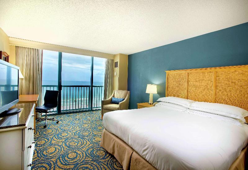 غرفة قياسية مطلّة علي البحر, Hilton Daytona Beach Oceanfront Resort