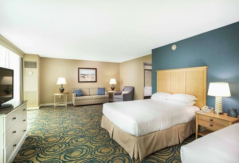 اتاق استاندارد با 2 تخت دوبل, Hilton Daytona Beach Oceanfront Resort