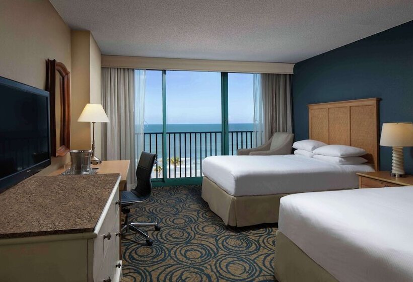 اتاق استاندارد با 2 تخت دوبل, Hilton Daytona Beach Oceanfront Resort