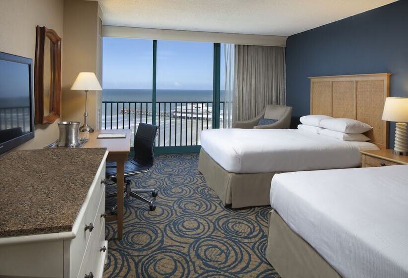 اتاق استاندارد با 2 تخت دوبل, Hilton Daytona Beach Oceanfront Resort