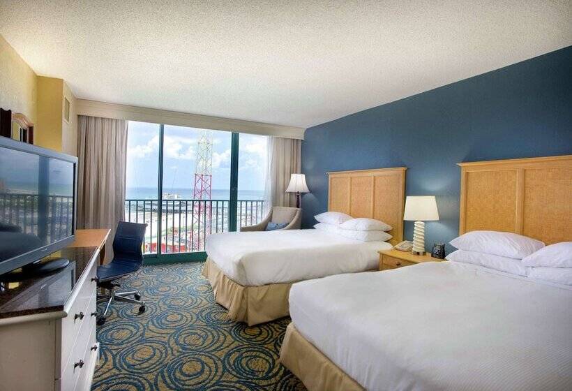 اتاق استاندارد با 2 تخت دوبل, Hilton Daytona Beach Oceanfront Resort