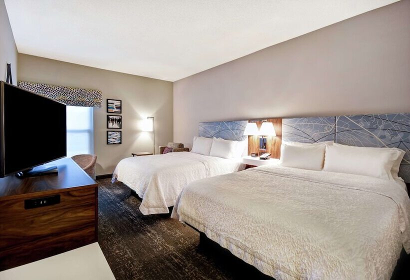 اتاق استاندارد با 2 تخت دوبل, Hampton Inn Atlantamall Of Georgia