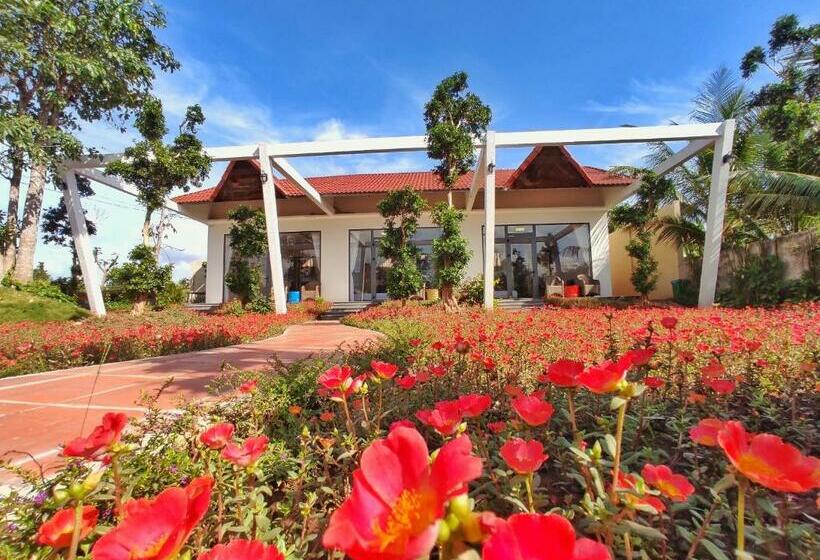اتاق استاندارد با تخت بزرگ, Rooster Mekong Garden & Villas