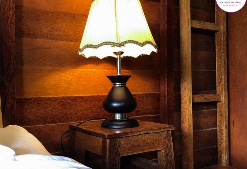 اتاق استاندارد با تخت بزرگ, Rooster Mekong Garden & Villas