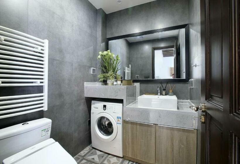 اتاق خانوادگی, Shanghai Downtown Hills Boutique Guesthouse   Near Metro Line 7, Exit 3, Changping Road