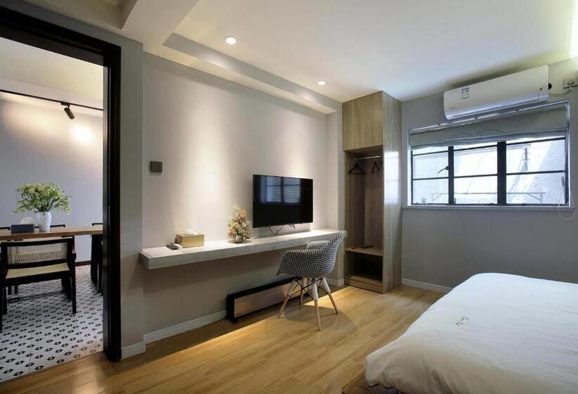 اتاق استاندارد اینتریور, Shanghai Downtown Hills Boutique Guesthouse   Near Metro Line 7, Exit 3, Changping Road