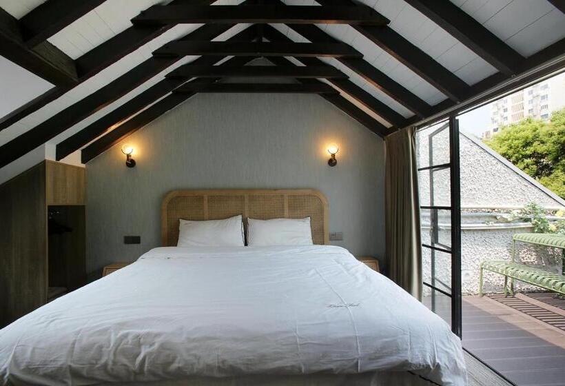 اتاق خانوادگی, Shanghai Downtown Hills Boutique Guesthouse   Near Metro Line 7, Exit 3, Changping Road