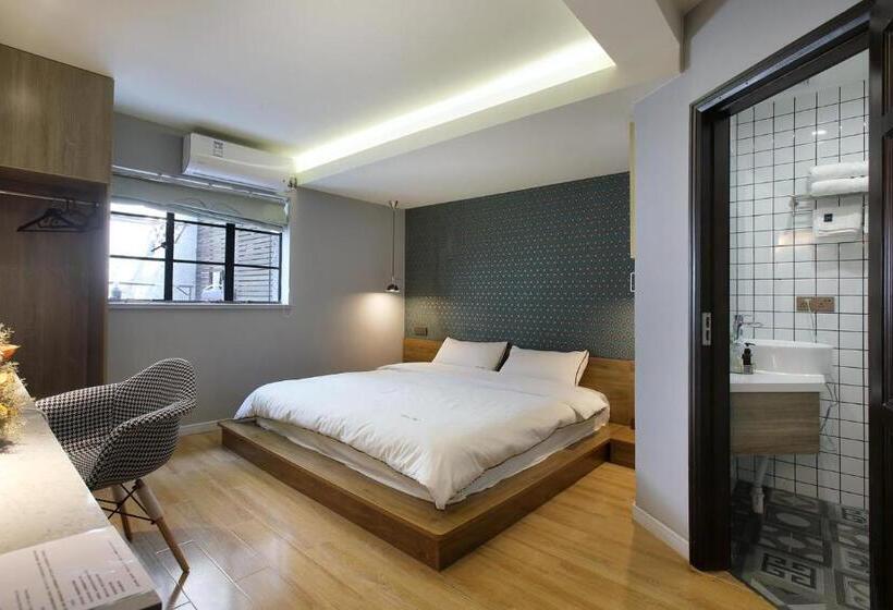 اتاق استاندارد اینتریور, Shanghai Downtown Hills Boutique Guesthouse   Near Metro Line 7, Exit 3, Changping Road