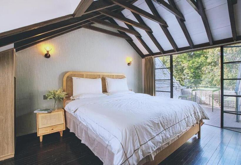 اتاق خانوادگی, Shanghai Downtown Hills Boutique Guesthouse   Near Metro Line 7, Exit 3, Changping Road