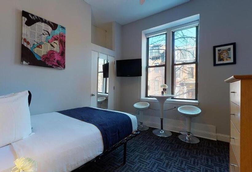 חדר סטודיו סטנדרד, Stylish Downtown Studio In The Southend, C.ave #43