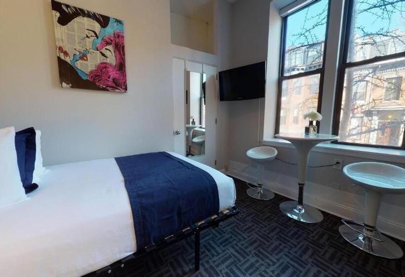 חדר סטודיו סטנדרד, Stylish Downtown Studio In The Southend, C.ave #43