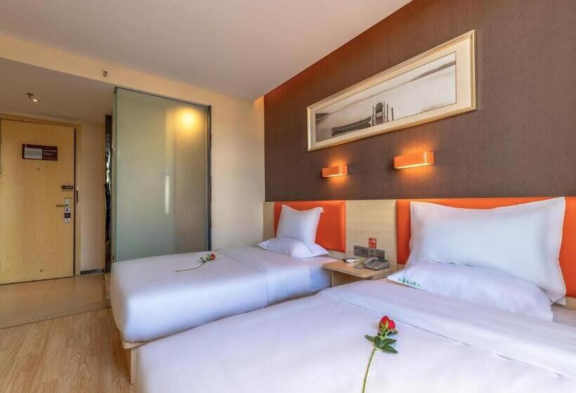 اتاق استاندارد با تخت دوبل, 7days Premium Xichang Torch Plaza Qionghai Wetland Park Branch
