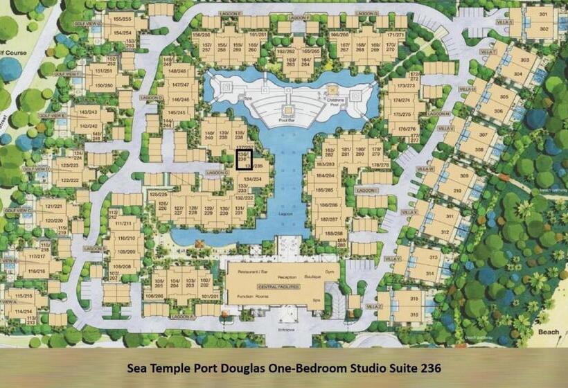 استودیوی لوکس, Luxury Apartments At Temple Resort And Spa Port Douglas