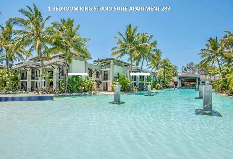 استودیو استاندارد با چشم‌انداز استخر, Luxury Apartments At Temple Resort And Spa Port Douglas