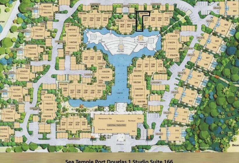 استودیوی استاندارد, Luxury Apartments At Temple Resort And Spa Port Douglas