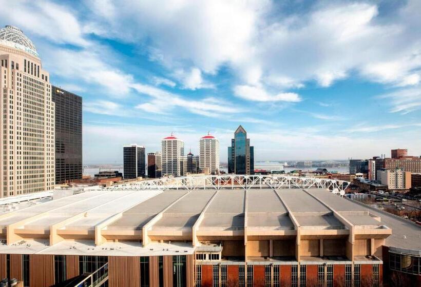 اتاق لوکس با تخت بزرگ, Louisville Marriott Downtown