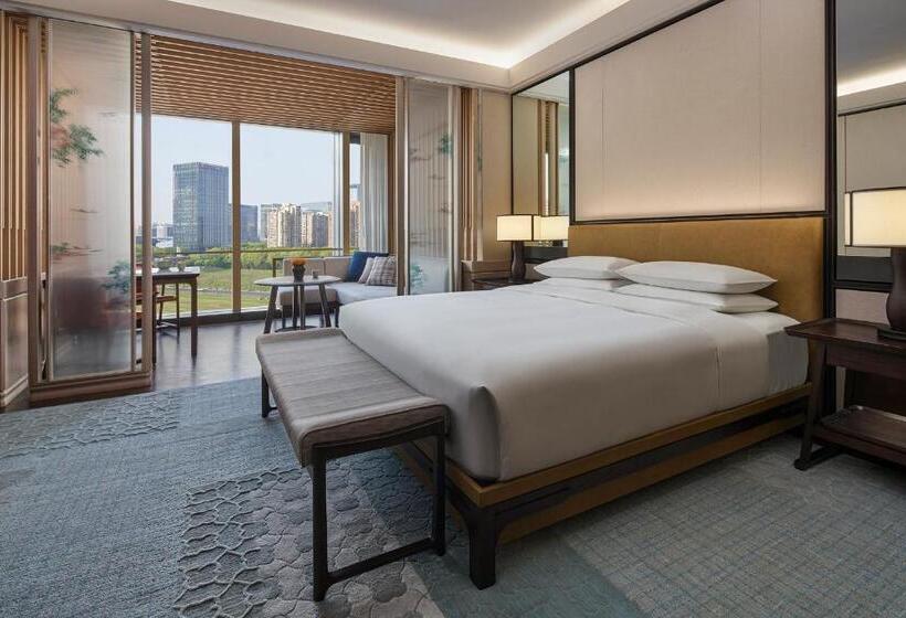 اتاق استاندارد با تخت بزرگ, Park Hyatt Suzhou