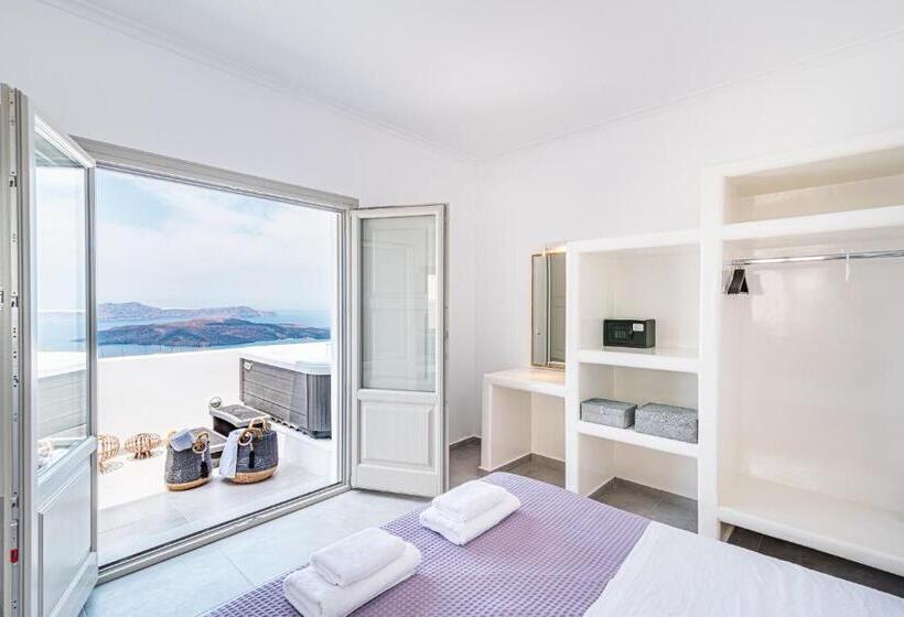 سوئیت دولوکس با چشم‌انداز, Caldera Stories Private Suites