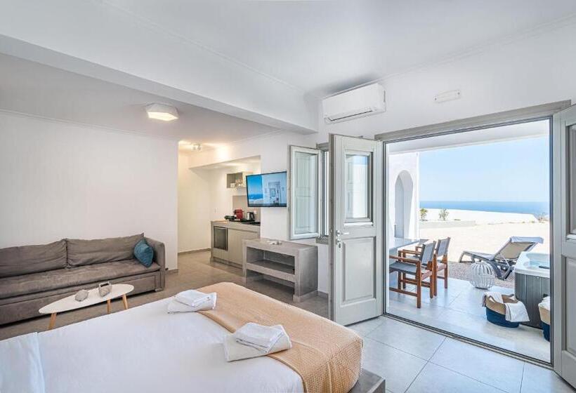 سوئیت جونیور با چشم‌انداز, Caldera Stories Private Suites