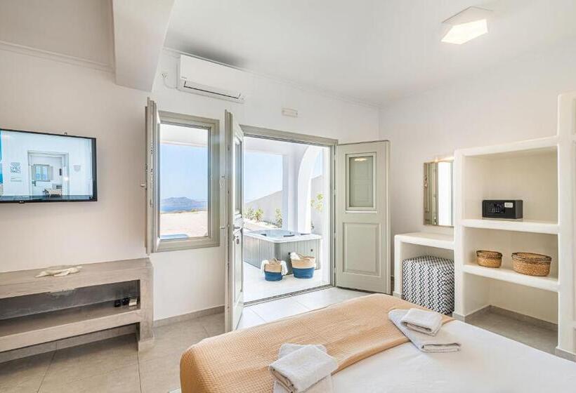 سوئیت جونیور با چشم‌انداز, Caldera Stories Private Suites