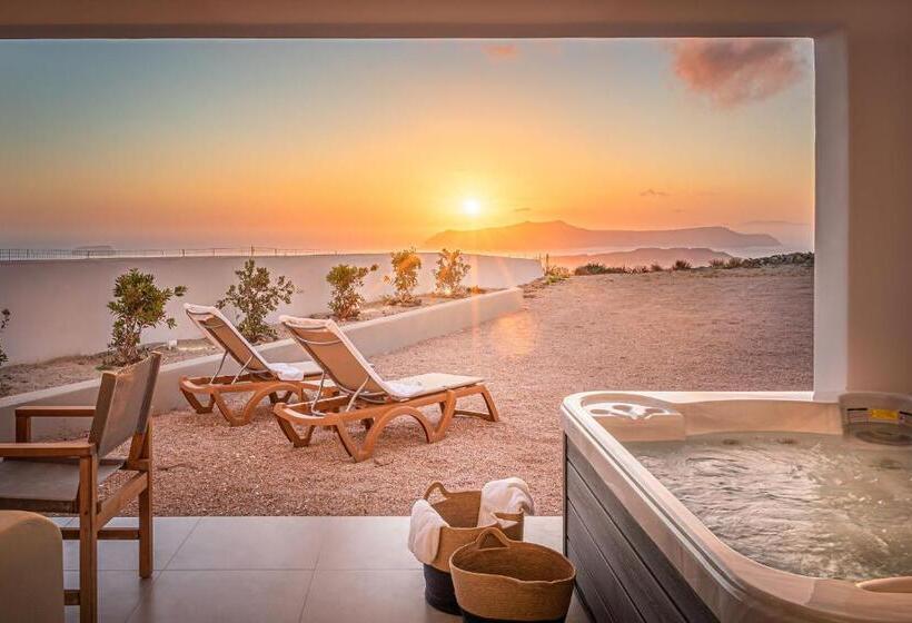 سوئیت جونیور دلوکس با چشم‌انداز, Caldera Stories Private Suites