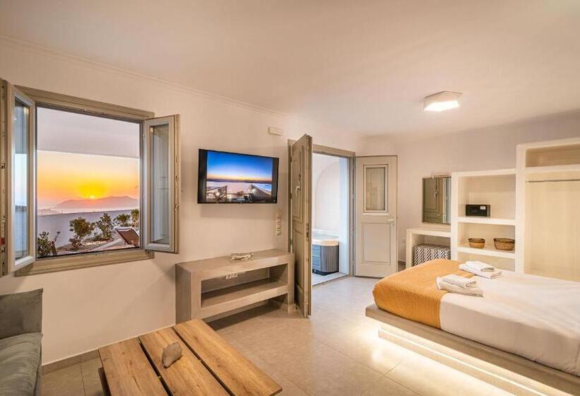 سوئیت جونیور دلوکس با چشم‌انداز, Caldera Stories Private Suites