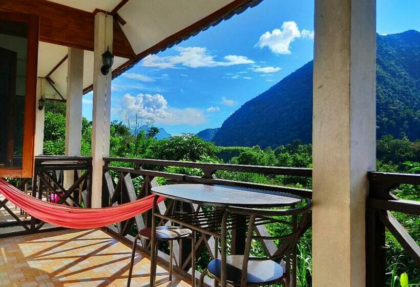 اتاق استاندارد با بالکن و چشم‌انداز دریا, Sunset Bungalows & Gh