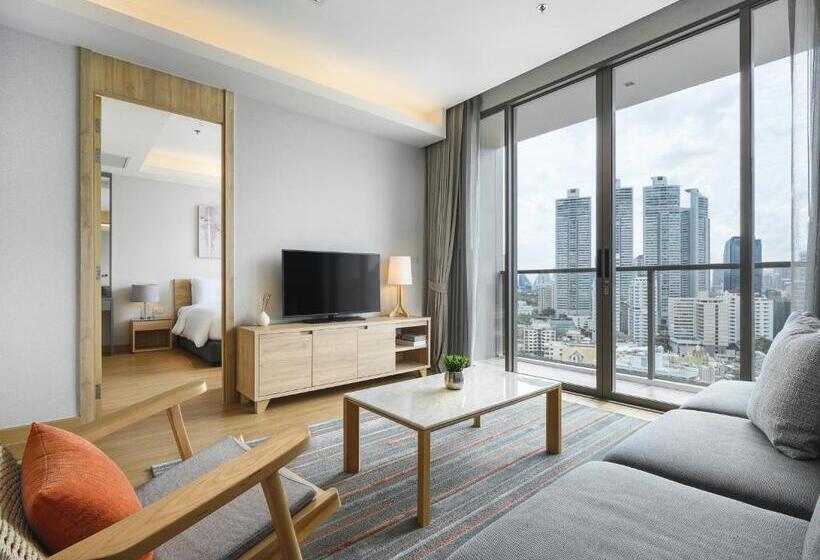 آپارتمان اجرایی 1 خوابه, Oakwood Suites Bangkok