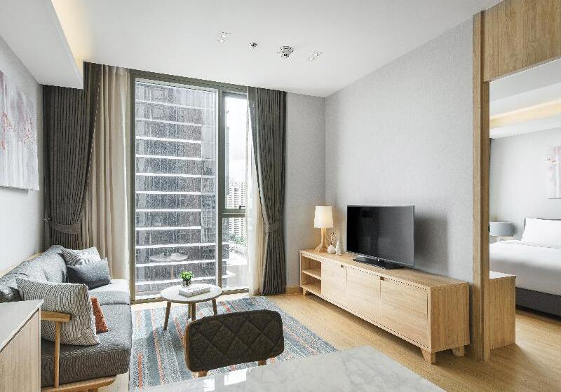 آپارتمان پریمیوم 1 خوابه, Oakwood Suites Bangkok