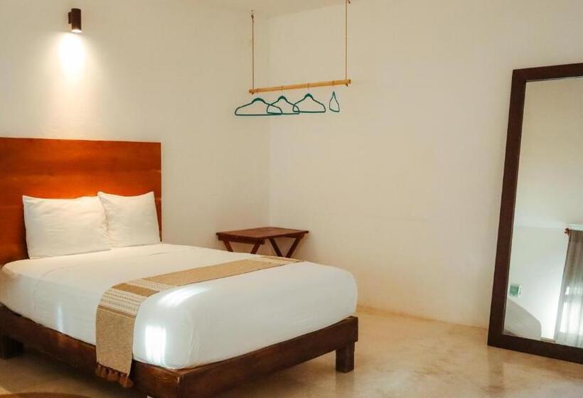 חדר סטנדרט עם מרפסת, Royal Palm Bacalar Cabañas & Lagoon Club