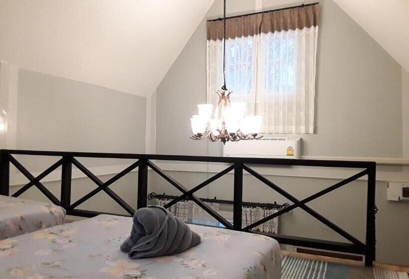 اتاق استاندارد چهارنفره با چشم‌انداز باغ, Sky Cottage Bungalow