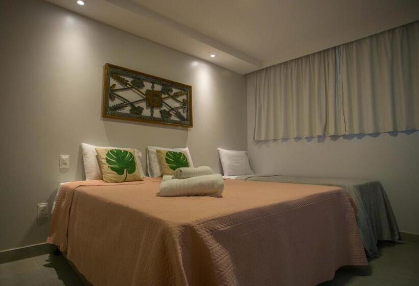 اتاق استاندارد چهار تخته, Pousada Renda Do Mar