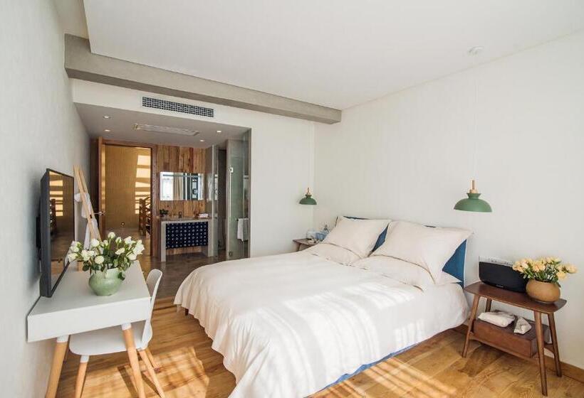 اتاق استاندارد با تخت بزرگ, Yuanshanqing·stone Hill Seaview Guesthouse