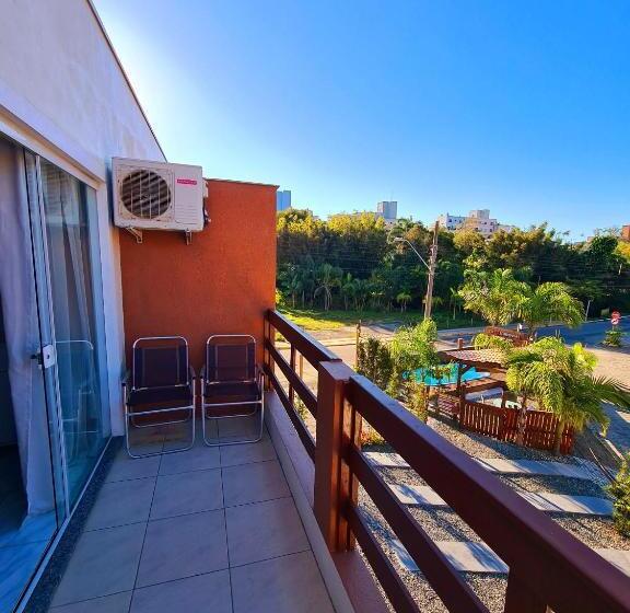 آپارتمان 1 خوابه با چشم‌انداز استخر, Residencial Salmão