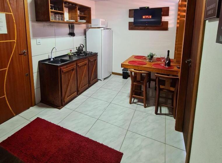آپارتمان 1 خوابه با چشم‌انداز استخر, Residencial Salmão