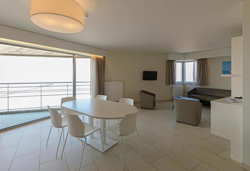 آپارتمان سوپریور 1 خوابه با چشم‌انداز دریا, Vayamundo Oostende   Apartments
