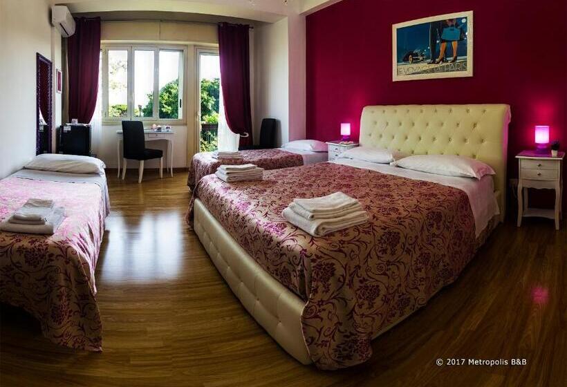اتاق استاندارد چهار تخته, Metropolis B&b