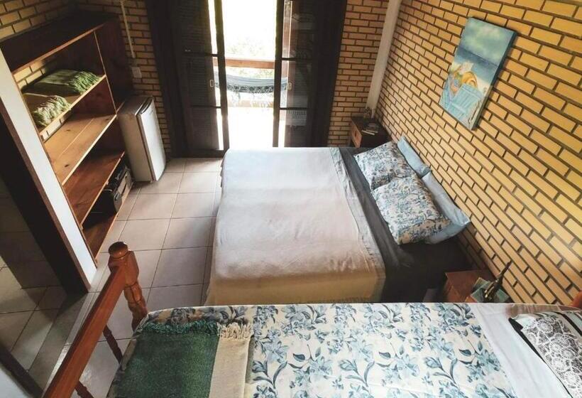 اتاق استاندارد چهار تخته, Paraíso Hostel Praia Do Rosa
