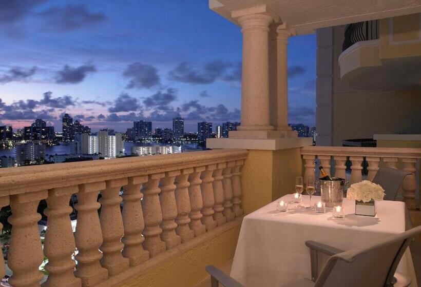 اتاق دلوکس با تخت کینگ و چشم‌انداز شهر, Acqualina Resort And Residences